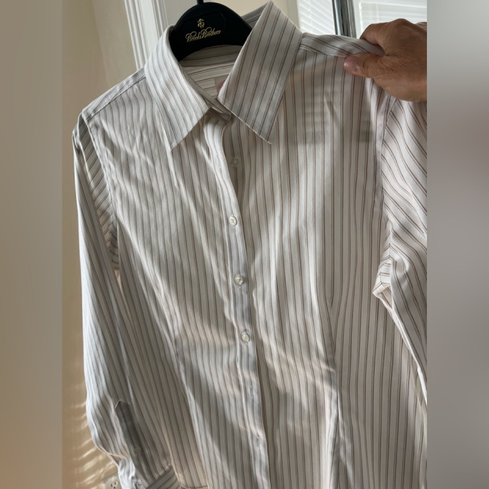 Brooks Brothers Striped Shirt size 8P non iron